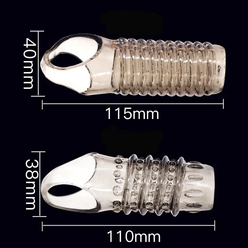 Sleeve for Penis Ring Cock Ring G-Spot Vagina Clitoris Stimulator Delayed Ejaculation Cockring Adult Sex Toys For Man Couples