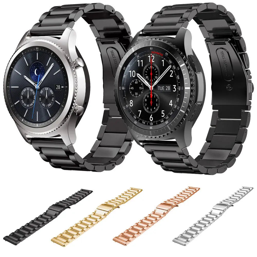 20mm 22mm 18mm 24mm Stainless Steel Strap for Samsung Galaxy Watch 6Classic 6 5 4 5Pro 40mm 44mm 43mm 47mm Gear S3 for Huawei GT