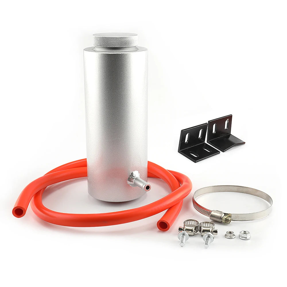 Universal Radiator Coolant Tank 800ml Coolant Expansion Tank Cooling Catch Bottle Overflow Reservoir Aluminum Car Styling