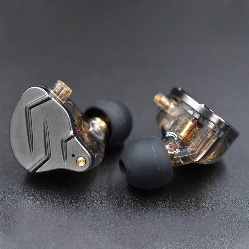 KZ ZSN PRO 1BA 1DD Hybrid Drive In Ear Earphones HIFI Metal Bass Earbud Sport Music Headset Replaceable Cable ZS10 PRO ZSX ZSTX