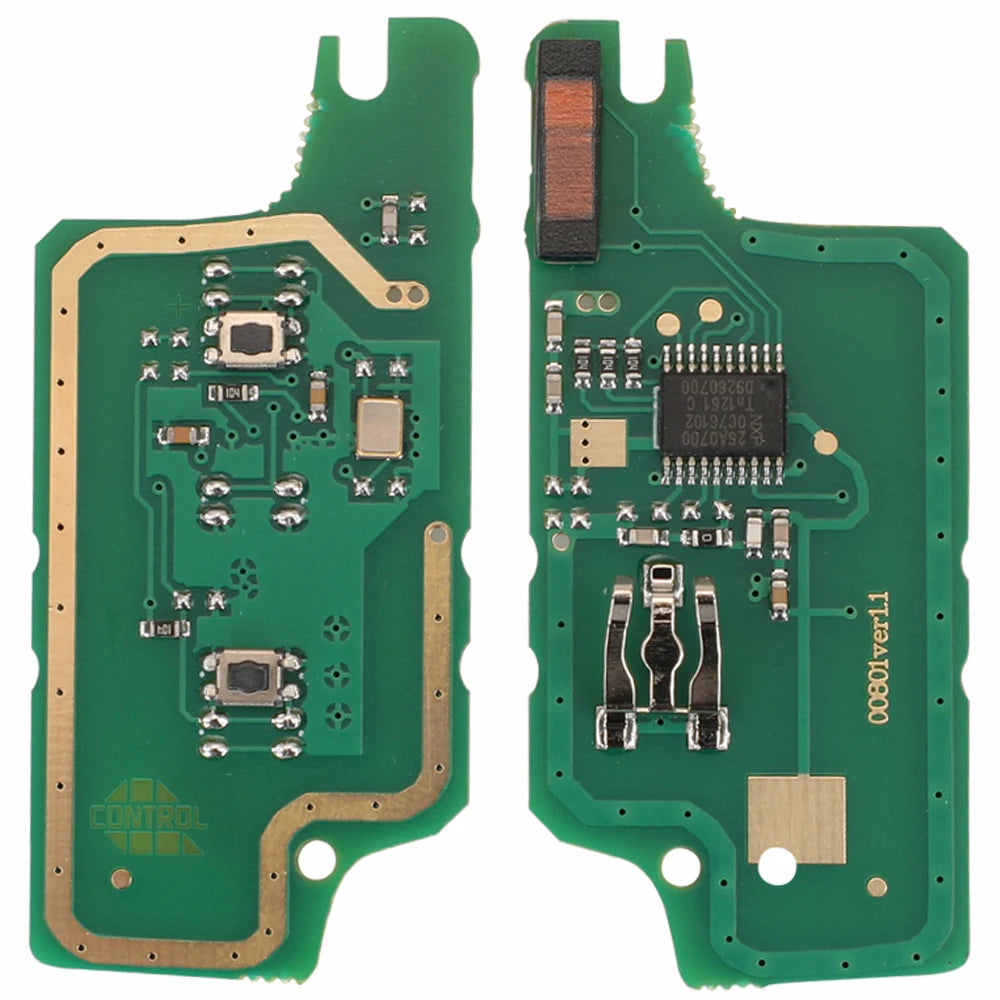 jingyuqin Remote ASK/FSK Car Key Board for Peugeot 207 307 308 407 607 807 For Citroen C2 C3 C4 C5 C6 CE523 CE536 7941 7946 ID46