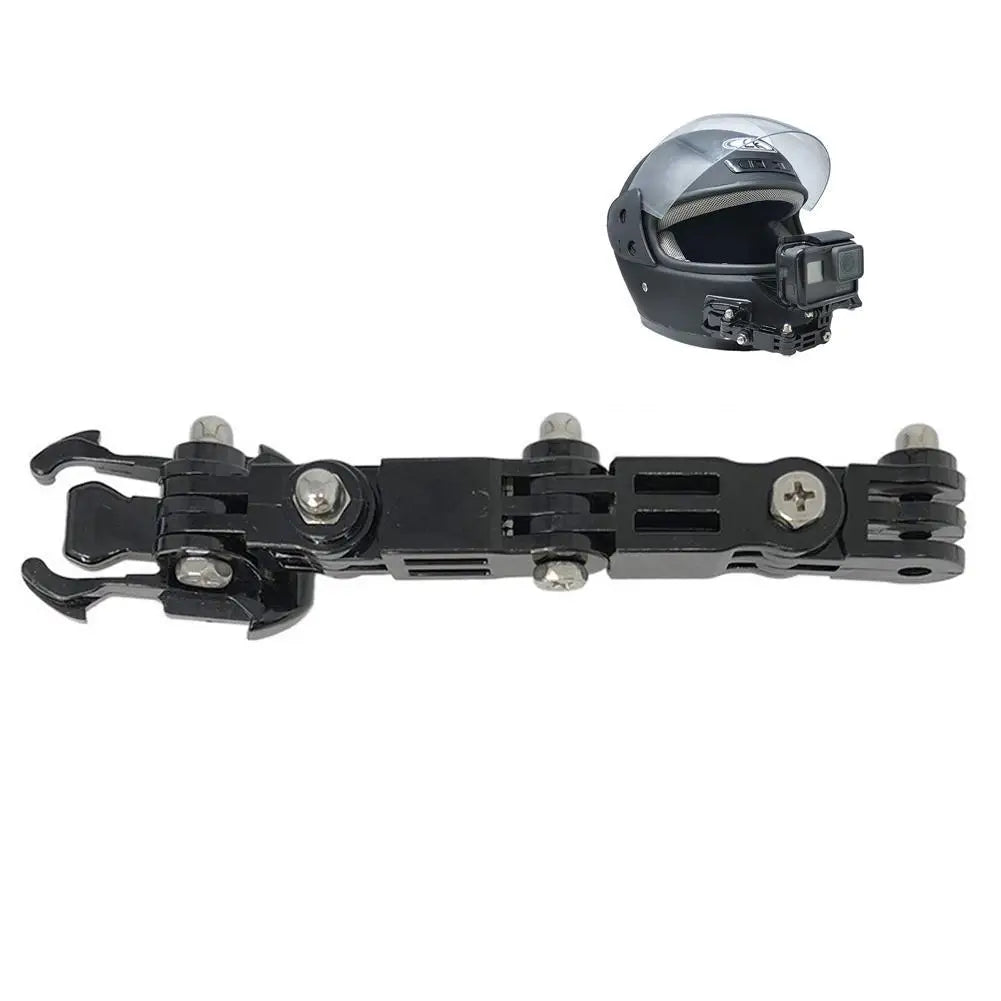 Front Side Helmet Accessories Set J-shaped Buckle Base Support Mount for GOPRO Hero 5 6 7 4 Yi 4K SJCAM Go Pro New