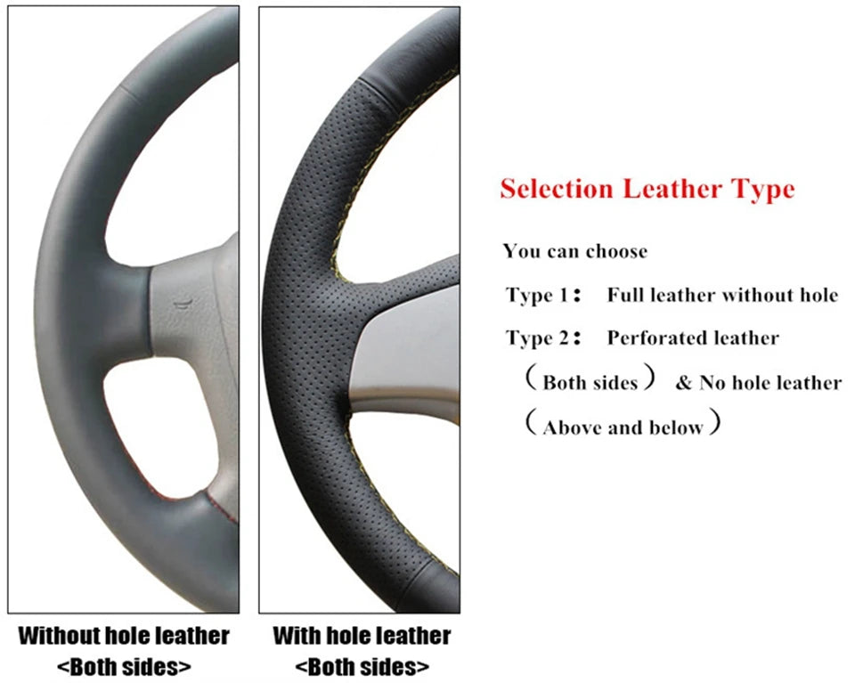 Black Non-slip Microfiber Leather Car Steering Wheel Cover For Honda Fit 2009-2013 City 2009-2013 Jazz 2009-2013 Insight 2010