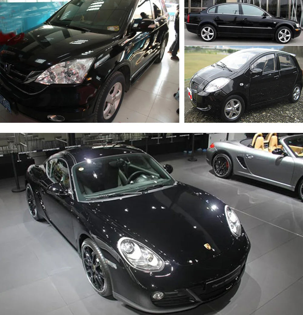 3/5/7/10CM Glossy Black Vinyl Car Wrap Stripes Chrome Delete Blackout Window Trim Film For Auto Interior Hood Roof Pillar