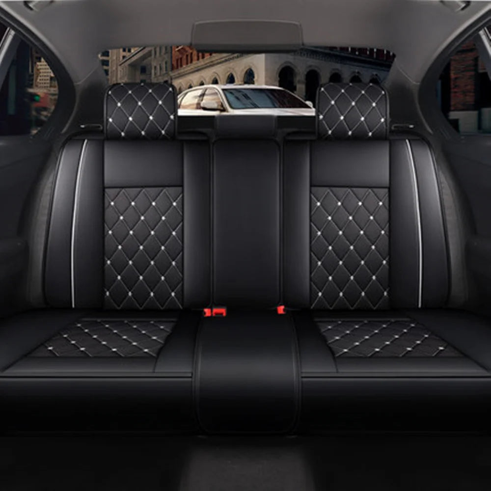 car seat cover leather all-inclusive four seasons universal cushion linen special female summer Детали интерьера