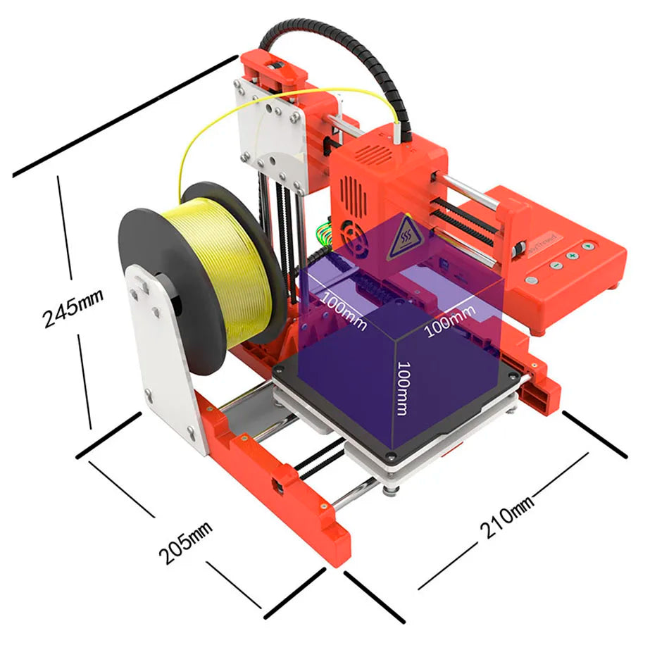 Go X1 DIY 3d printer K7 Mini Desktop Small 3D Printer Kids 3d Printing Machine PLA Children Gift impresora 3d