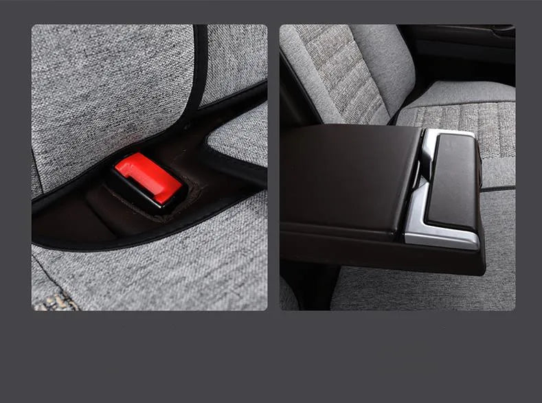 Car Front&Rear Seat full surround Cover Car Styling Universal for Five-Seat Cars with pillow for All Four Seasons