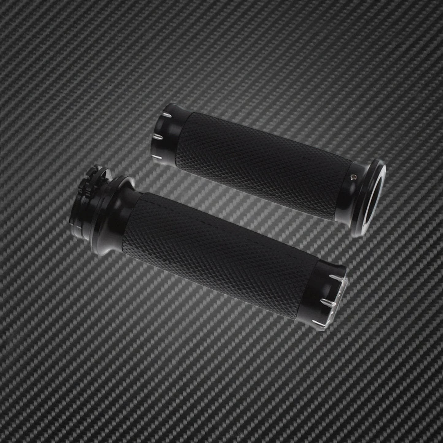 Universal Motorcycle 1"25mm Hand Grips Handle Bar CNC For Harley Touring Road Glide Sportster 883 1200 XL Dyna Softail Custom