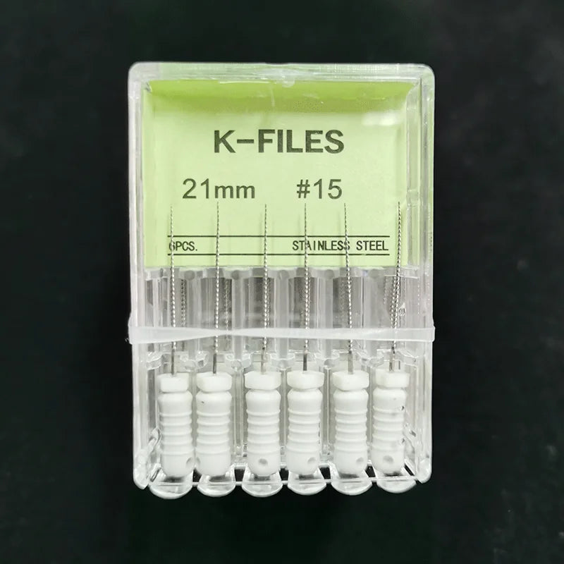 Dental Root Cannal Endo K File 21mm 25mm 31mm Stainless Steel Endodontic Instruments Dentist Dentistry Odontologia Tools