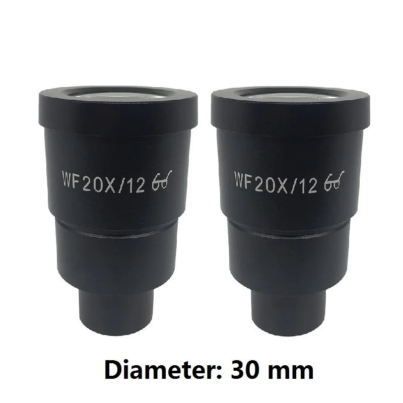 Wide Angle High Eye-piont Eyepiece Optical Lens for Stereo Microscope 30 mm or 30.5 mm Mounting Diameter WF10X WF15X WF20X WF25X