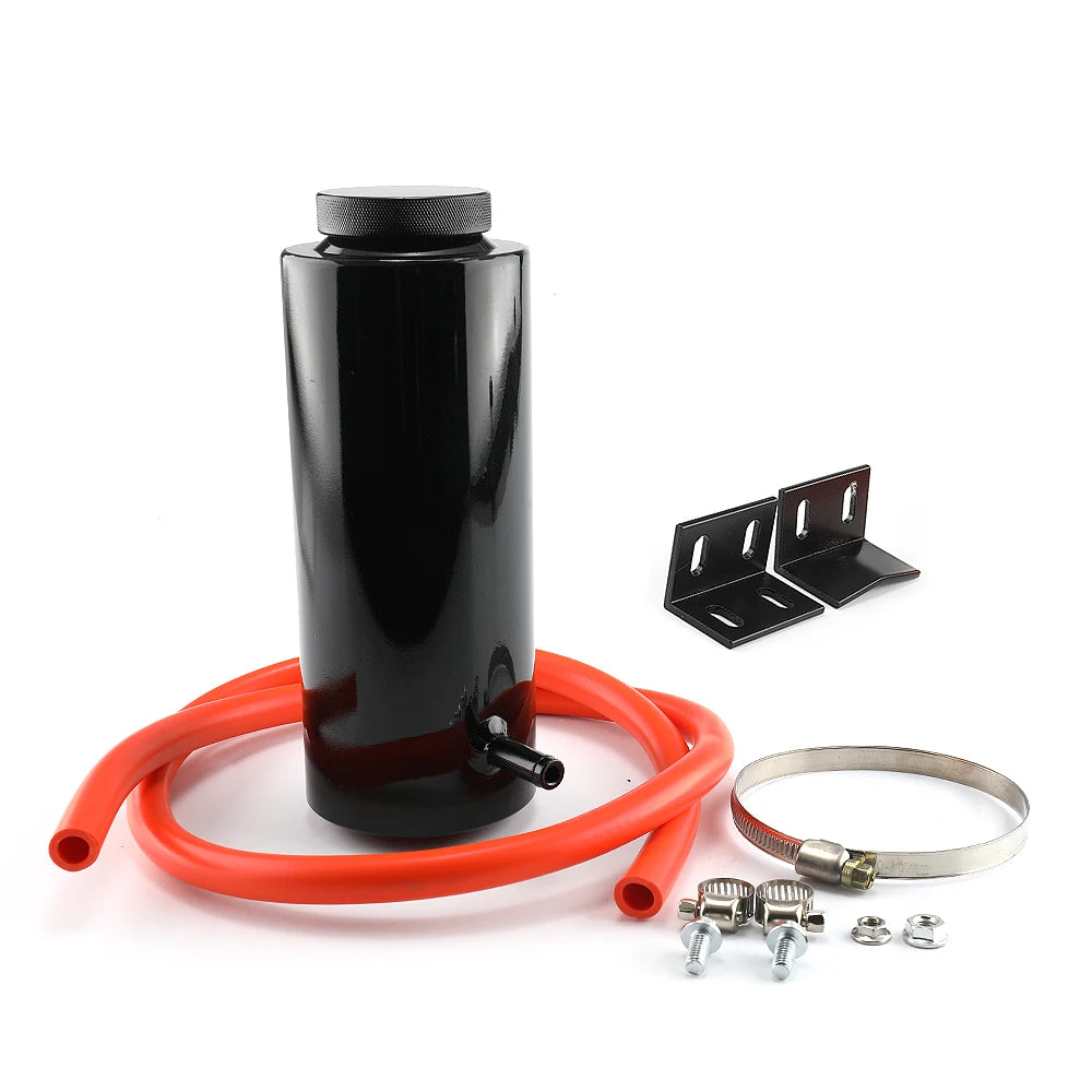 Universal Radiator Coolant Tank 800ml Coolant Expansion Tank Cooling Catch Bottle Overflow Reservoir Aluminum Car Styling