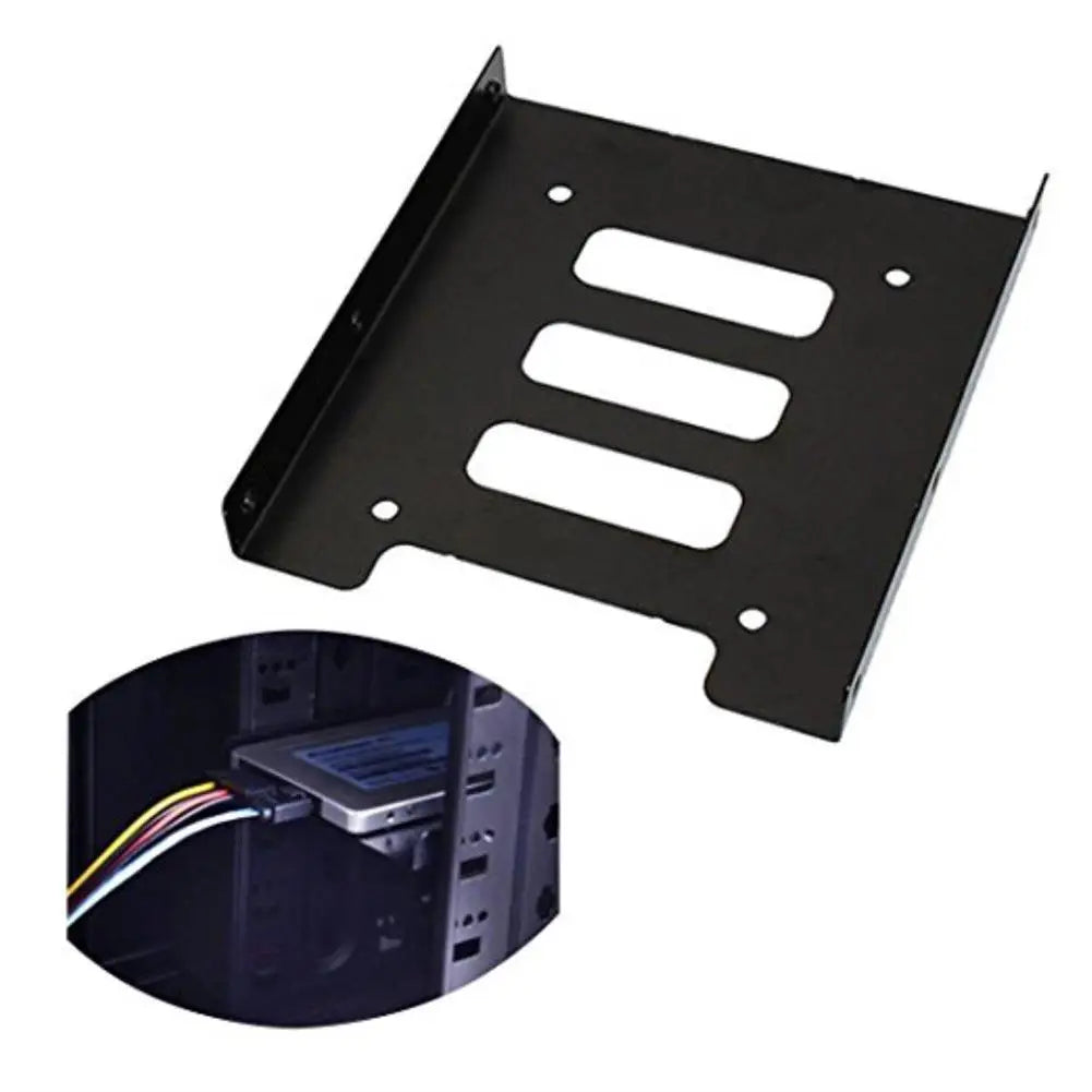 2.5 Inch SSD HDD to 3.5 Inch Metal Mounting Adapter Bracket Dock Hard Drive Holder for PC Hard Drive Enclosure