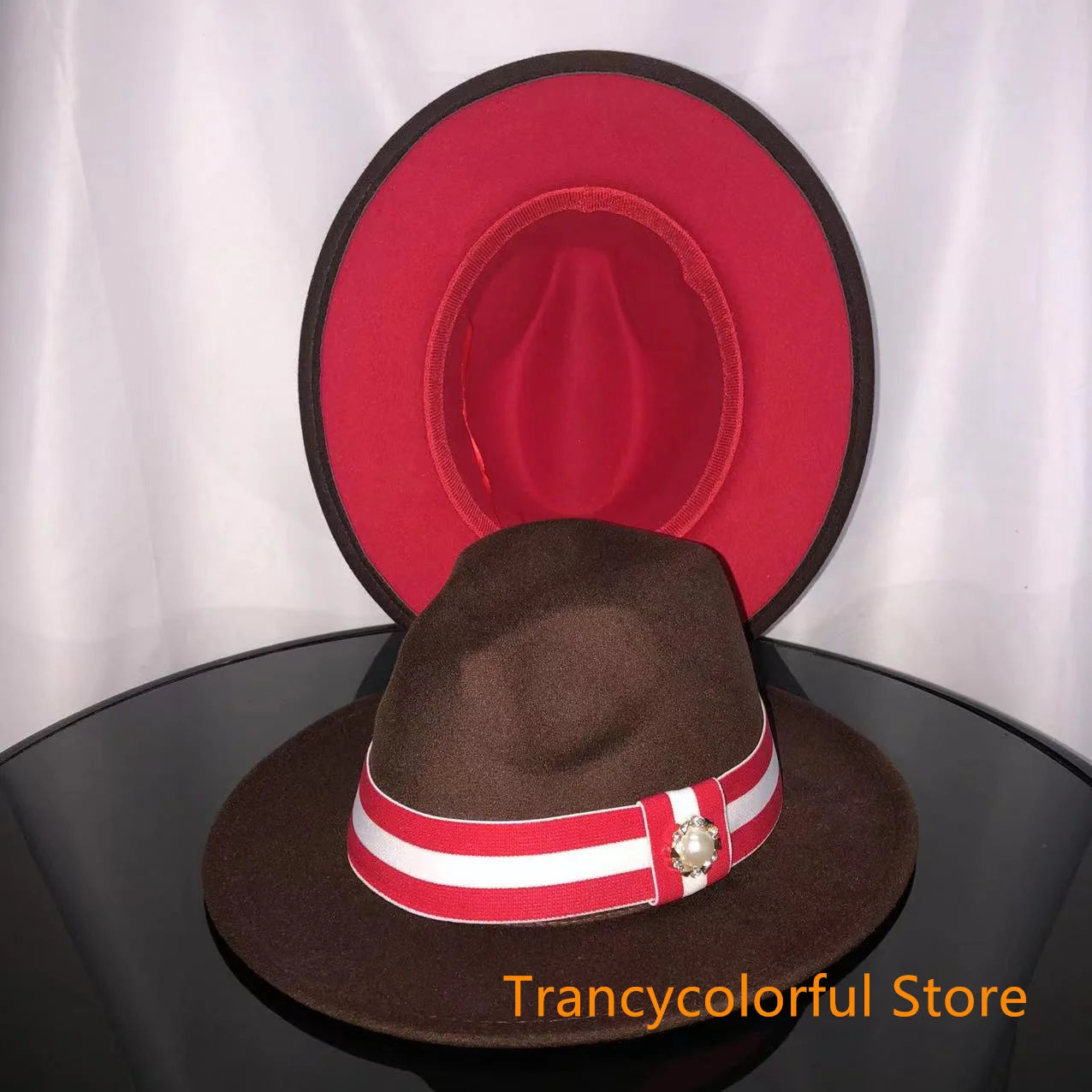 Fedora hat men and women jazz hat stretch ribbon accessories white top hat church men's winter hat шапка женскаязима 2021