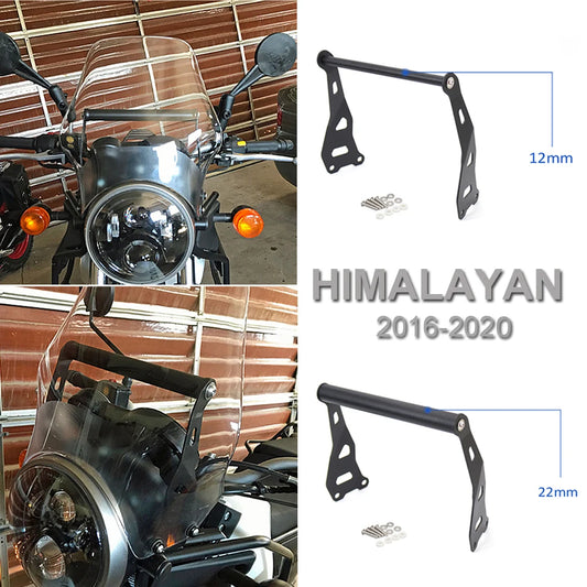 For ROYAL ENFIELD HIMALAYAN Motorcycle Front Phone Stand Holder Phone GPS Navigaton Plate Bracket 2016 2017 2018 2019 2020