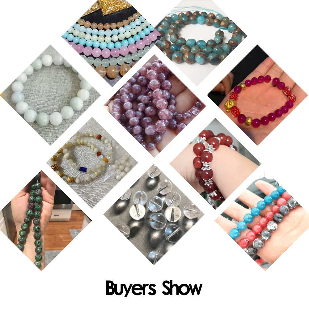 Natural Stone Beads 4 6 8 10mm Tiger Eye Lava Amazonite Turquoises Agates Jaspers Beads For Jewelry Making DIY Bracelet Necklace