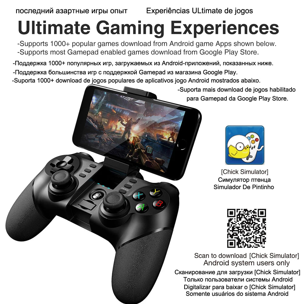 Control Gamepad PUBG Bluetooth USB For iPhone Android PC PS4 PS3 Playstation PS 4 3 Nintendo Switch Controller Mobile Game Pad