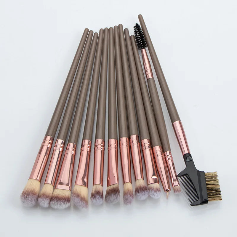 Ronshadow 12PCS Makeup Brushes Set Brochas Maquillaje Pincel De Maquiagem Kit Rangement Maquillage Beauty  Makeup Tools