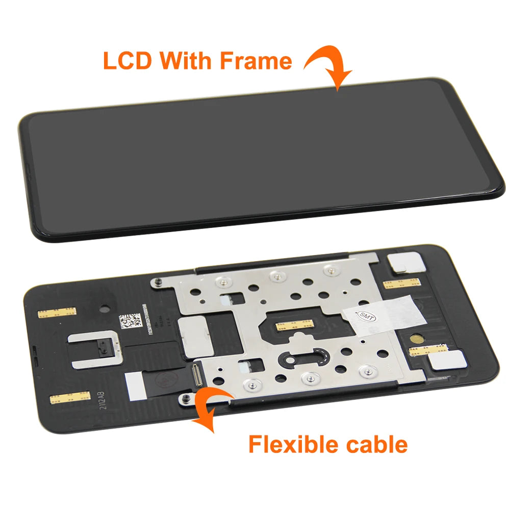 AMOLED For Xiaomi Mi Mix 3 LCD Display Touch Screen Digitizer with Frame 6.39" For Xiaomi Mix3 5G  M1810E5A Screen Replacement