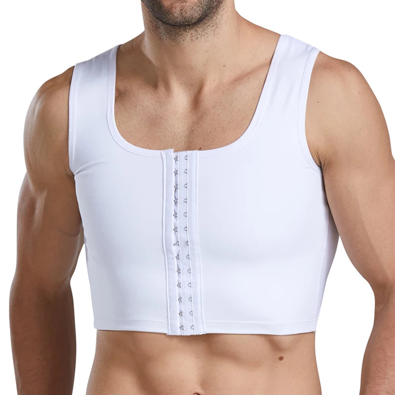 Men's Chest Vest Sweat Chest Bandage Tight-fitting Underwear Body Shaper Corset Support Belt Chest Compression Correct Posture