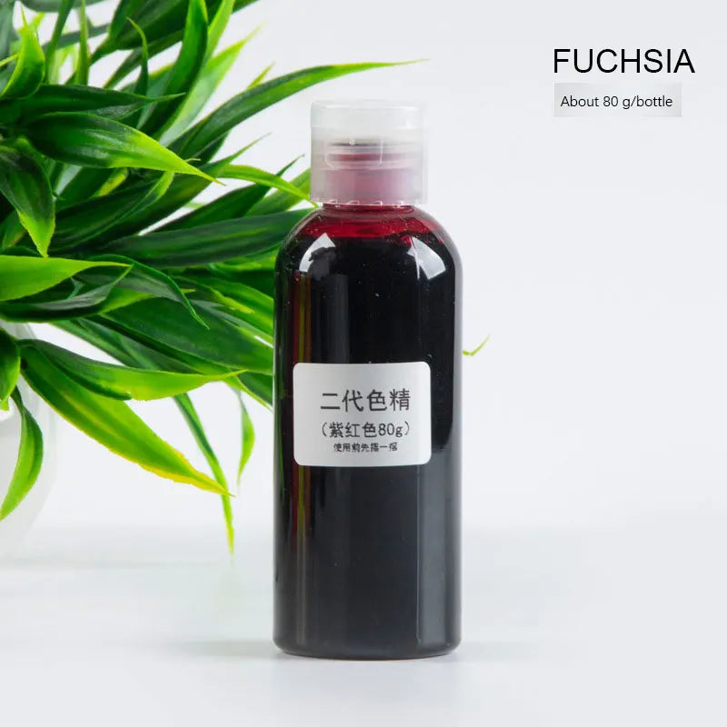 80g Epoxy Resin Pigments Second-generation Highly Concentrated Bright Color Precision Liquid Colorant Dye DIY Jewelry Making