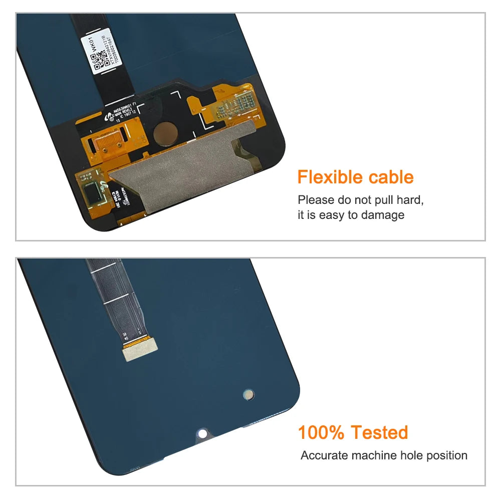AMOLED For Xiaomi Mi 9 Mi9 LCD Display Touch Screen Digitizer Assembly With Frame For Xiaomi Mi9 M1902F1G Screen Replacement
