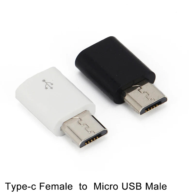 1pc Type C Female To Micro USB Male Adapter Converter Connector