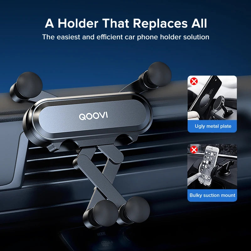 Gravity Phone Holder Stand For Car Air Vent Mount No Magnetic Mobile Cell Phone Holder support GPS For iPhone 11 Xiaomi Samsung