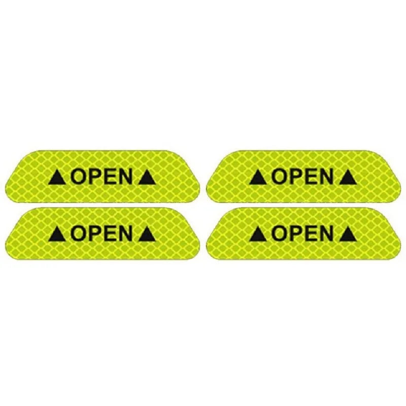 4PCS/set Car Reflective Strips Warning Stickers For Toyota Corolla Yaris Auris CHR Camry Prius RAV4 Highlander Car Door Stickers