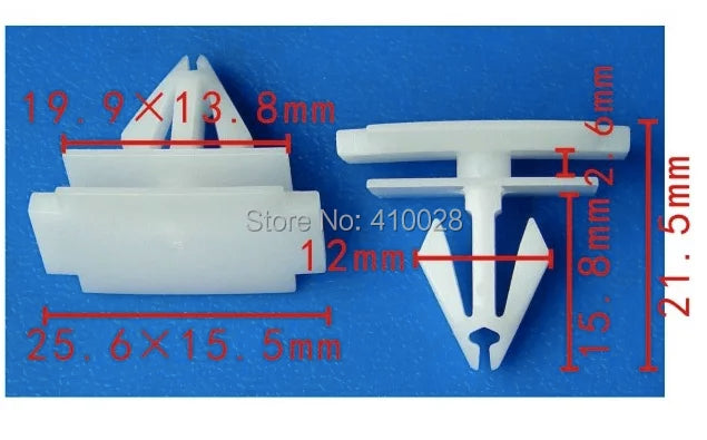 shhworldsea auto plastic clips and  fastener Front and rear wheel eyebrows for gm 11588818