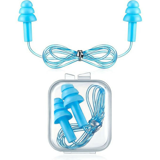 Earplugs Washable & Reusable Noise Reduction For Swimming
