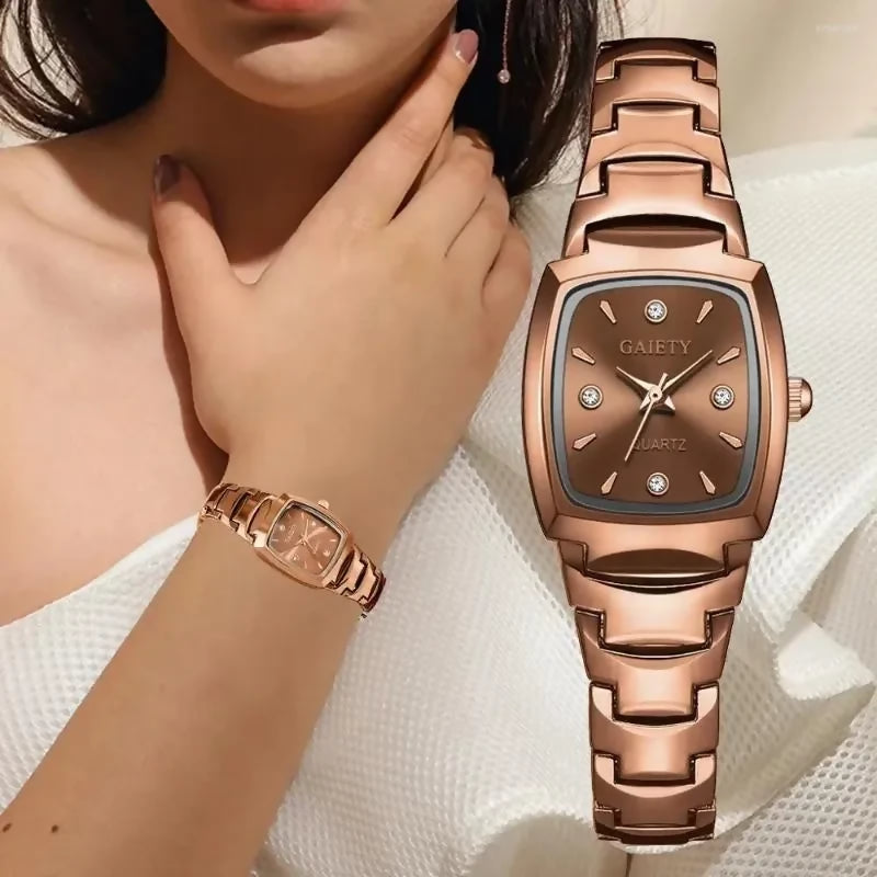 Women Bracelet Watch Rose Gold