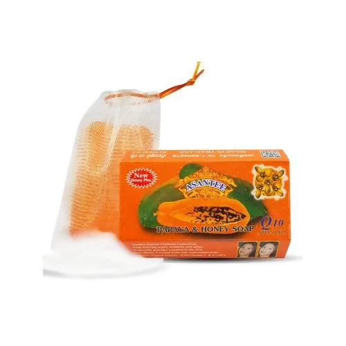 Asantee Papaya And Honey Whitening Anti Acne Soap - 125g