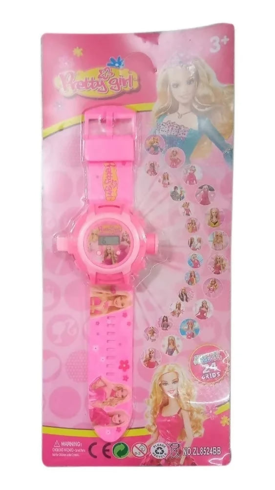 Pretty Girl Digital Magical Character Projection Watch for Kids