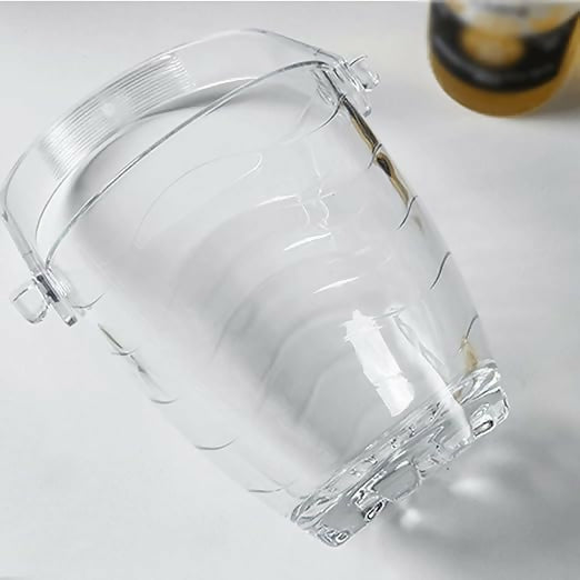 Glass Ice Bucket + Tong 800ml 12cm