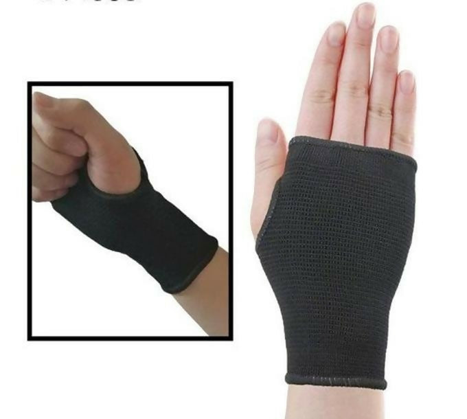 2pcs Wrist Support Brace Strap - Palm Flexible Hand Support Knitted Elastic Protector Hand Wrap Brace Guard