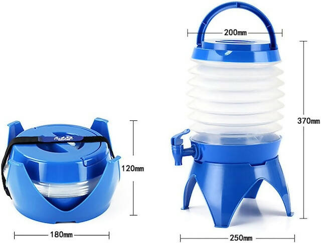 Collapsible Juice/Liquids Dispenser, Foldable Water Liquid Dispenser for Portable Water Storage, Beverage Portable Container Bottle