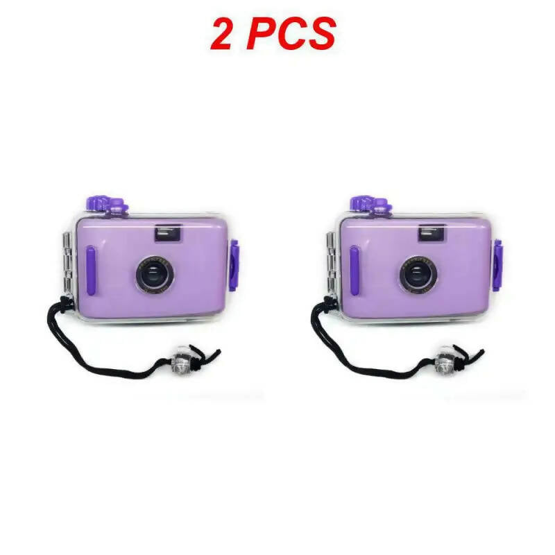 2/5PCS Waterproof Camera Compact Size Waterproof Captures Memories User-friendly Durable Retro Waterproof Camera Retro Camera