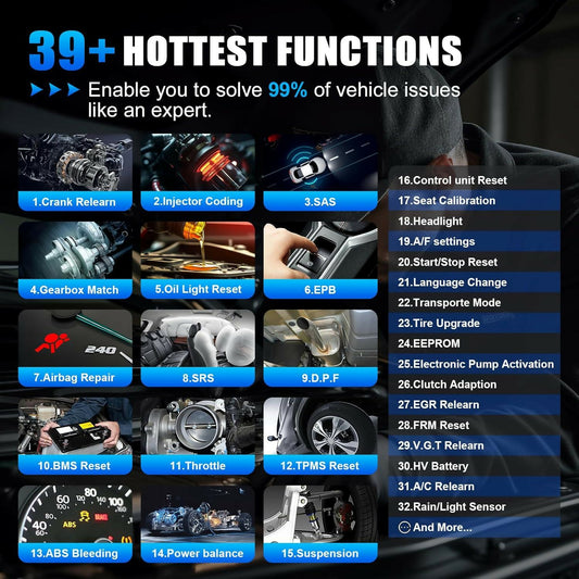 Xtool D7S Bidirectional Scan Tool, 2025 OBD2 Scanner Diagnostic with FCA AutoAuth, All System Car Scanner, 39+ Resets, ECU Coding Tuning Tuner, PMI, Upgrade of D7, Crankshaft Relearn, CAN FD/DoIP, 3-Yr Update