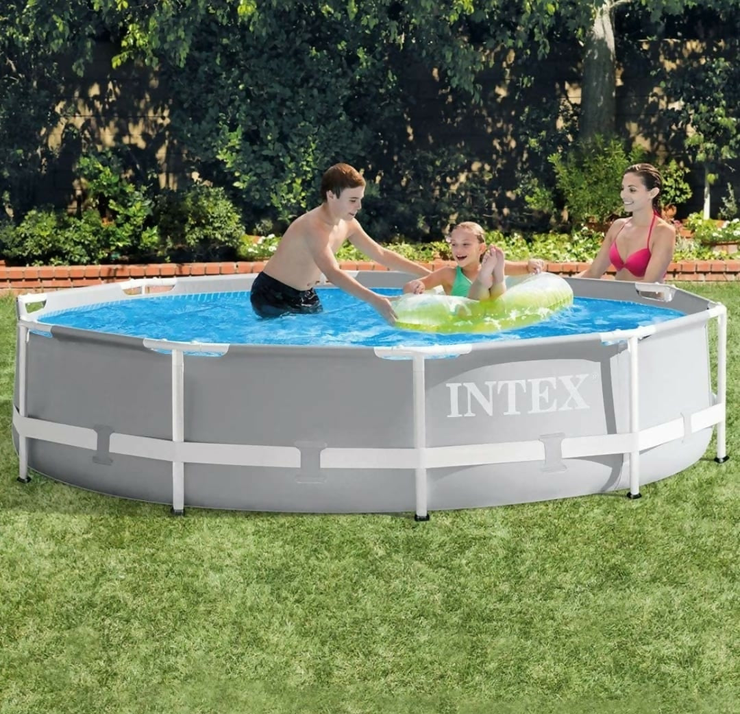 Intex Prism Frame Pool (305 CM X 76CM ) Grey