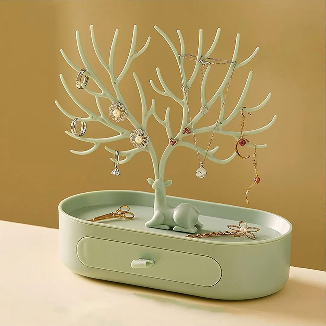 Jewellery Stand with Tray and Drawer