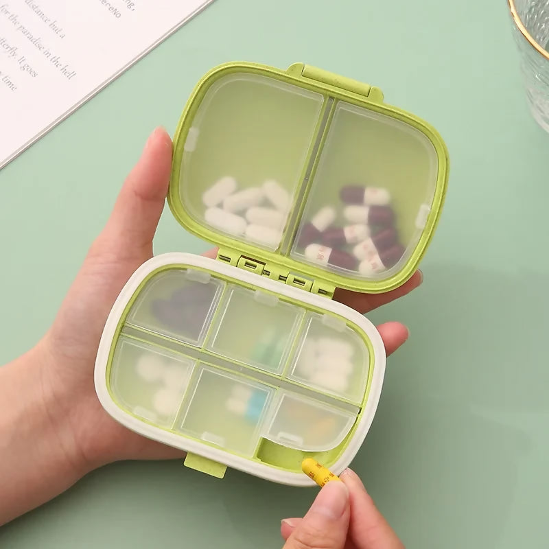 8-Compartment Pill Box