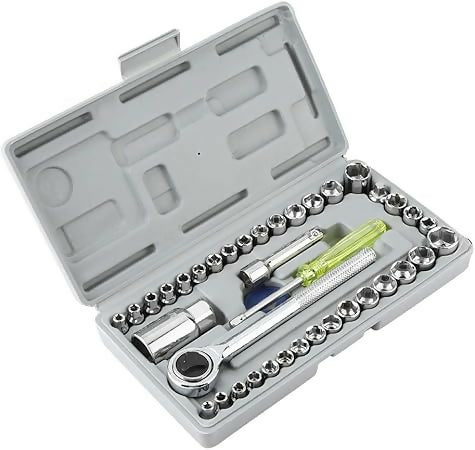 40 Pcs Combination Socket Wrench Set