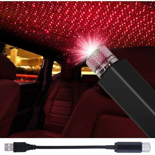 LED Car Roof Star Night Light Projector Atmosphere Galaxy Lamp USB Decorative Lamp