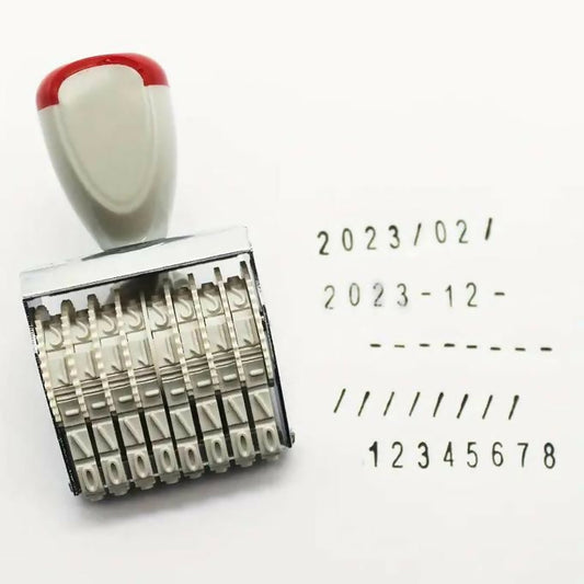 8-digit Numbering Stamp Roller Printing Number Seal Code Expiry Date Printer