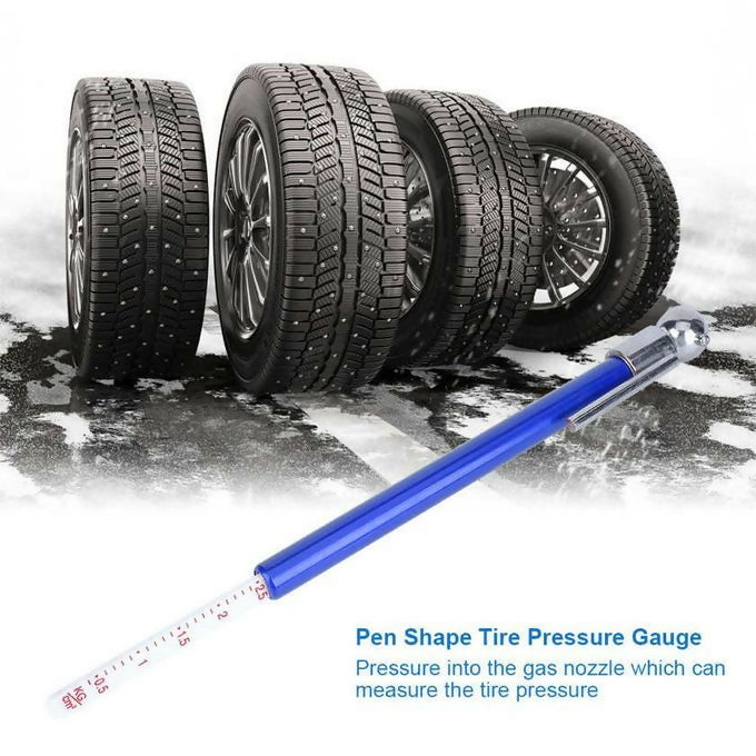 Tire Air Pressure Gauge Pen Pencil