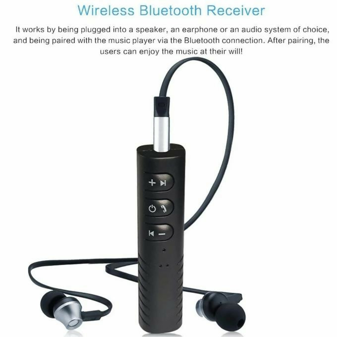 Wireless Car Bluetooth Receiver 3.5mm Aux Receiver