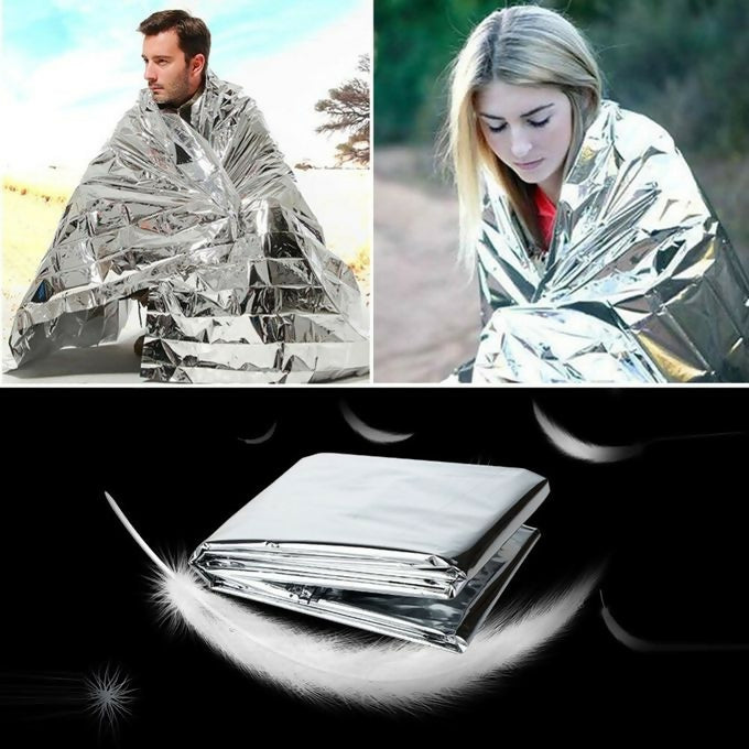 Camping Emergency Blanket Foil for Outdoor Survival