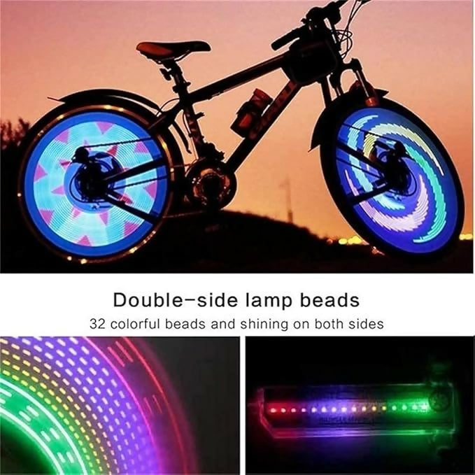 32 LED Colorful Motorbike/Bike Cycling Wheel Spoke Light