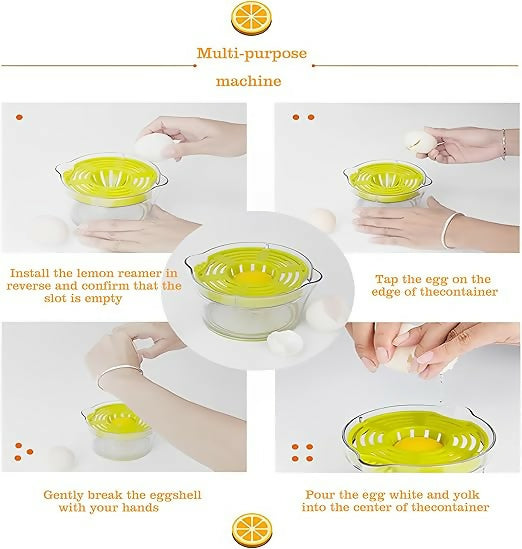 Manual Citrus Juicer + Collector Bowl