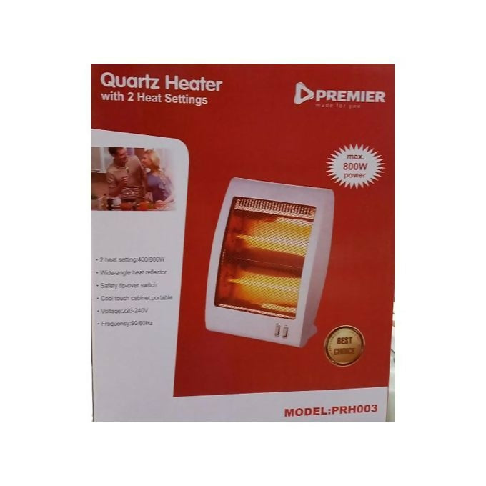 Premier Quartz Portable Electric Room Heater/ Warmer